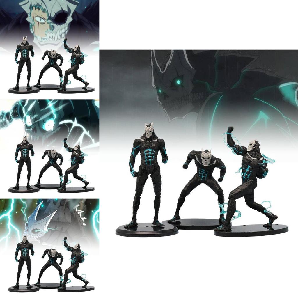 Stunning Monster 8 Collectible Figure Striking Kaifuka Character In Dynamic Poses Pvc Model