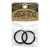 Waki Sangyo Double 2 Antique Ring, Black, 30mm, Pieces, Brass, WDR-43, Keyring, Keychain, Car, Motorcycle,