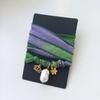 Niche Steel Heart Necklace & Shell Pendant with Platform Heel & Narrow Silk Scarf