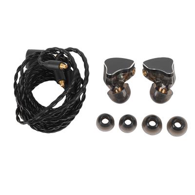 IEM Earphones Noise Cancelling HiFi Wired Gaming Earbuds with Detachable Cable for Musicians