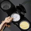 Reptilmat Vattenmatningsskål Väggmontering Terrarier Tillbehör för Ödlor Gekos Enkel Installation med Sugkopp