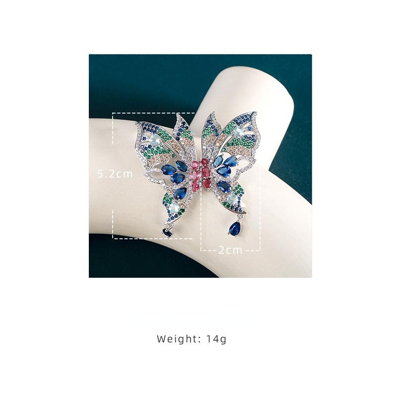 BELLA BOX Luxusní motýlkové náušnice Dámská koktejlová párty Stylové doplňky Elegantní dárek k narozeninám Náušnice na denní nošení pro ženy