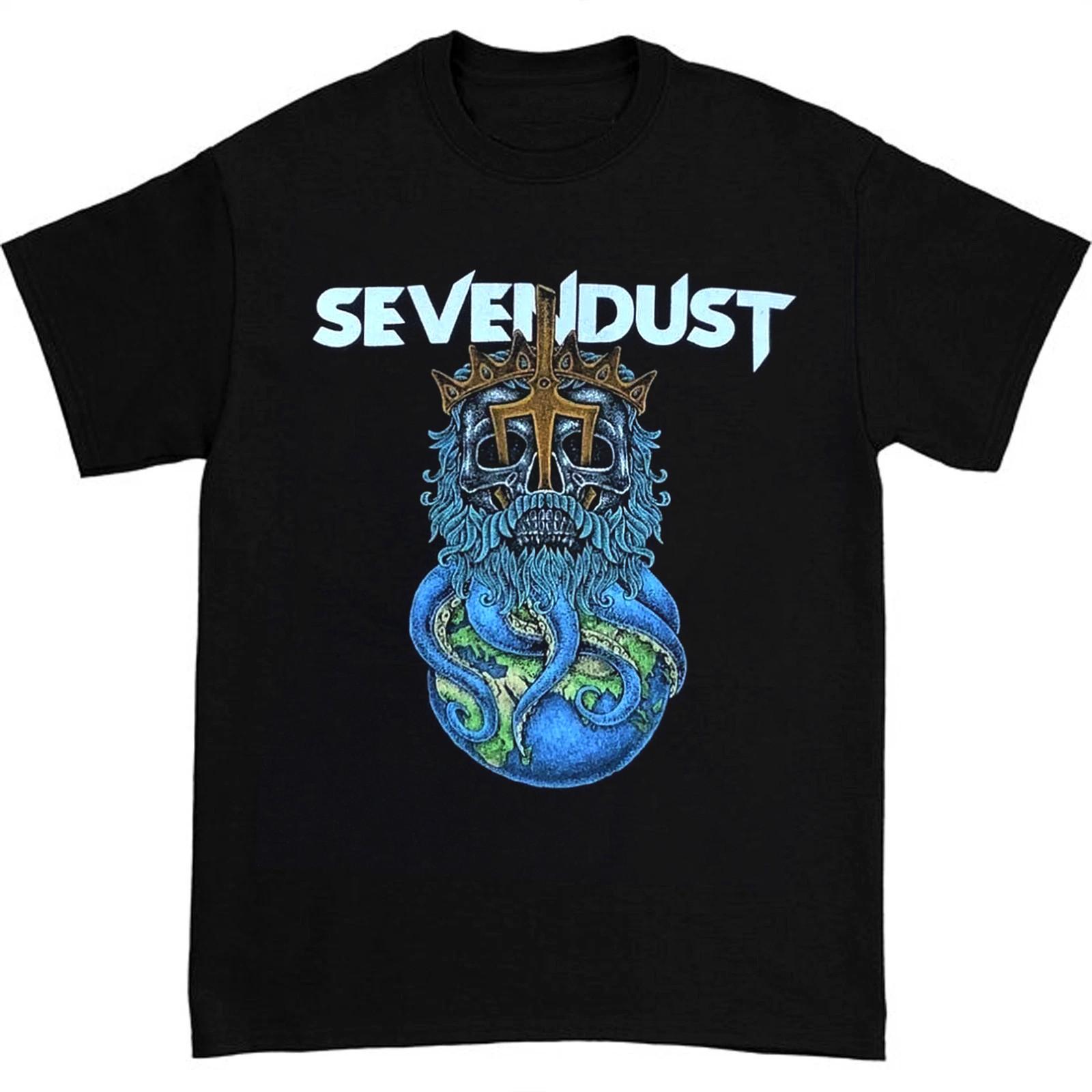 Hot Popular Sevendust Band On Tour Black Shirt CL731 XL