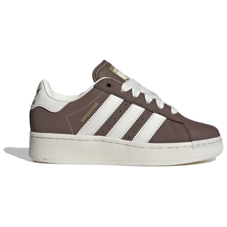 adidas Originals Superstar Xlg Comfortable Versatile Low-Top Sneakers Women Sneakers Brown IG2214