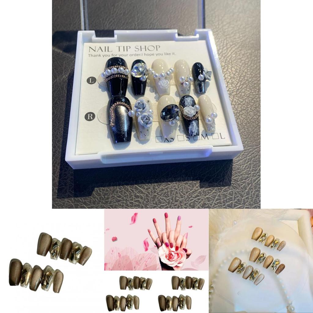 Elegant Cat Eye Flashy Luxury Nail Stickers Starry Sky Mini Size Xs S M L Manicure