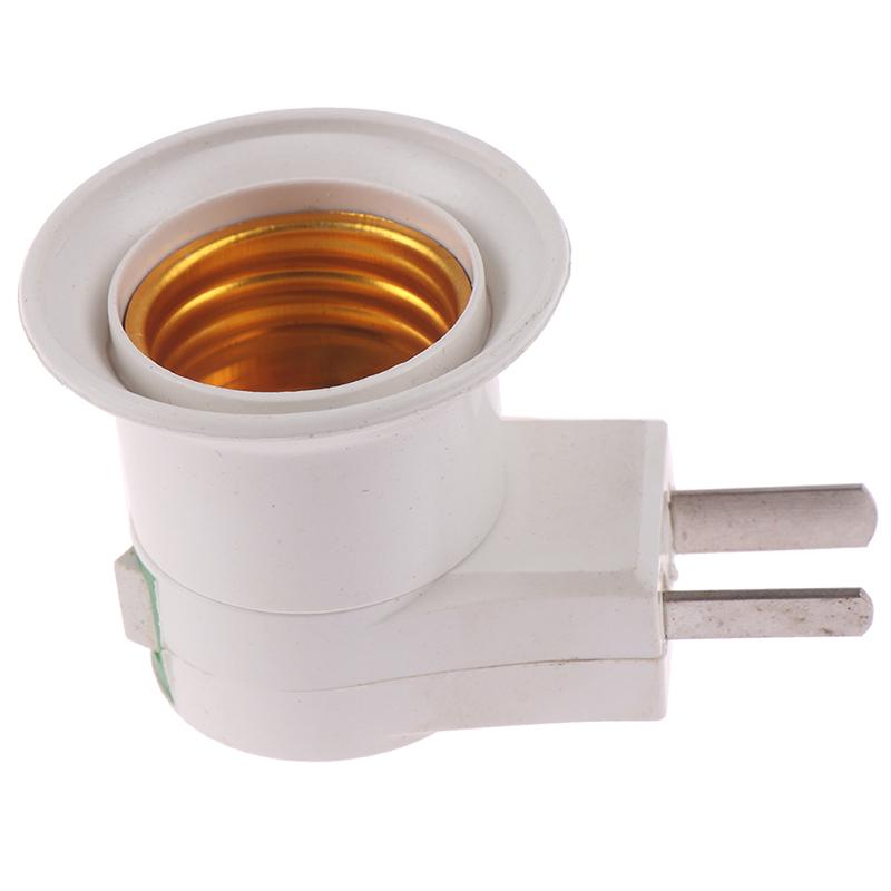 E27 Lyspære Sokkelholder Plugg-inn Adapter Skruebase Lampe Vegg US Plugg