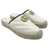GUCCI Slide Slippers Women's Ecru 628565 BKO60 9087