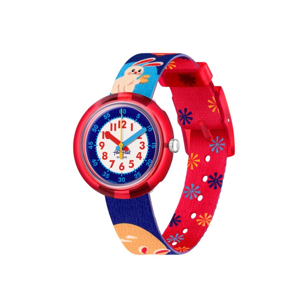 Swatch Flik Flak Quartz Watch Cartoon Cute Kids Model Kids watches Blue ZFPNP134 ZFPNP134