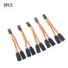 Sale 5 Pcs Jr/Futaba Style Servo 1 To 2 Y Harness Leads Splitter Cable Male To Female Extension Lead Wire For Rc Models 7Cm