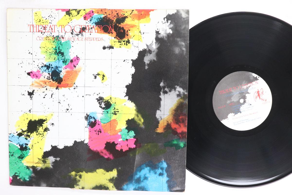 Виниловая пластинка CREATION REBEL NEW AGE STEPPERS Threat To Creation BRED21 ВИШНЕВО-КРАСНАЯ 1981 Великобритания Регги Ска Даб Б/у