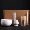 Japanese Matcha Tea Set Bamboo Tea Brush Ceramic Tea Bowl Composition Chinese Traditional Handmade Tea Tools Holiday Gifts