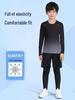 Autumn Quick-Drying Sports Suit: Boys' Basketball & Football Training Outfit with Tight-Fitting Winter Fitness Clothes for Teens