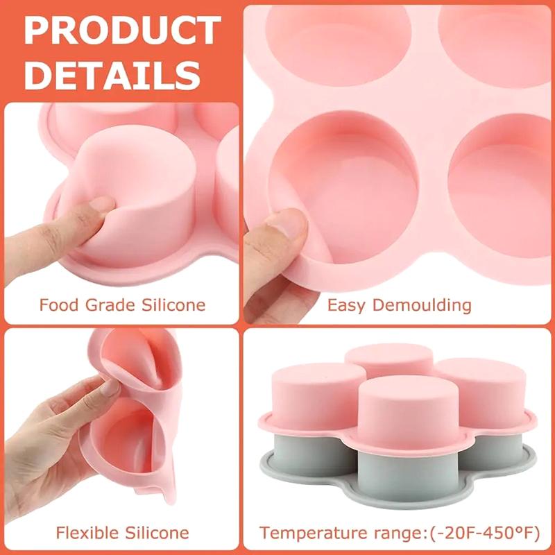 1PC Reusable Silicone Air Fryer Egg Mold Non-Stick Cupcake Molds For Air Fryer Toaster Oven, Air Fryer Accessories For Baking