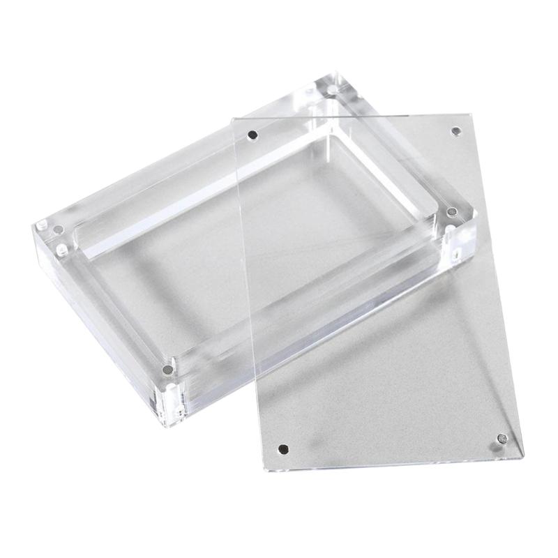 Clear Acrylic Carrying Box Case with Magnetic Closure for Analogue Pocket Game Consoles Dustproof Protections Box