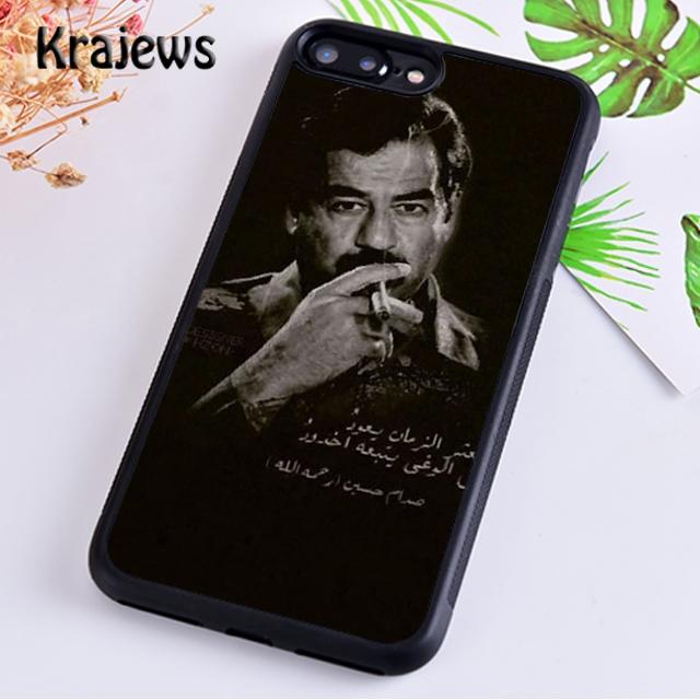 

Krajews Arabic Iraq Saddam Hussein Phone Case Cover For iPhone 16 15 SE2020 14 6 7 8 plus 11 12 13 pro max coque Shell Fundas iPhone 6 6s