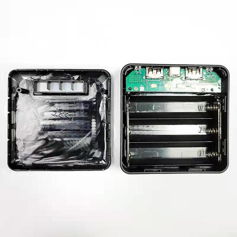 3*18650 DIY 18650 Bateria DIY Power Bank Obudowa Pudełko do Przechowywania Ładowania Podwójne USB Typ C Micro USB Bez Spawania Zestaw Obudowy Power Banku