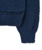 Noirer Boucle 80S Oversized Cardigan (Marine Blue)