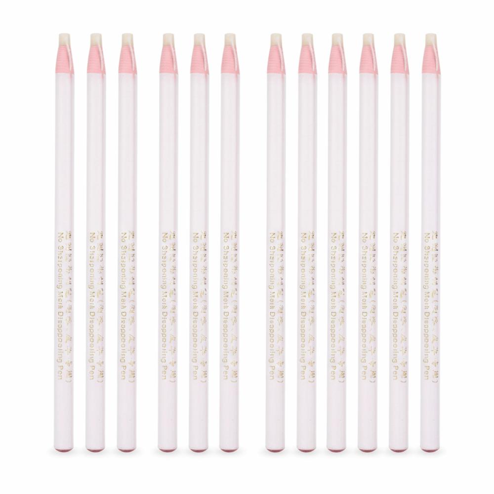 12PCS Multi-Purpose Peel Off Wax Pencil White Grease Pencils Chinagraph Marker Pencil Marking