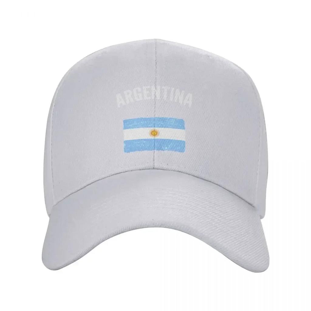 Vintage Argentina Argentinian Flag Baseball Cap Beach Bag fun hats Unisexs Luxury Womens