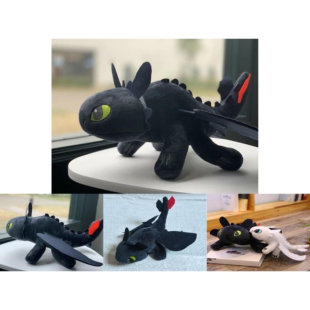 How To Train Your Dragon Toothless Night Fury Soft Plush Toy 20cm 25cm 35cm 45cm 65cm Educational Gift For Kids