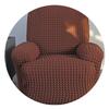 Elegant Elastic Bubble Grid Tub Single Armchair Cover with Armrests, Soft and Comfortable Single Seats Sofa Cover for Relaxation