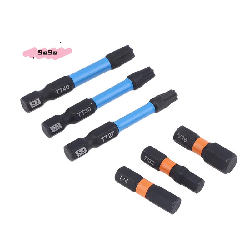 S-10/21Pcs Star Impact Drill Bit Set S2 Steel Hex Head Shank Magnetic Screwdriver Driver Bits Holder Wrench Electric Drill Tools