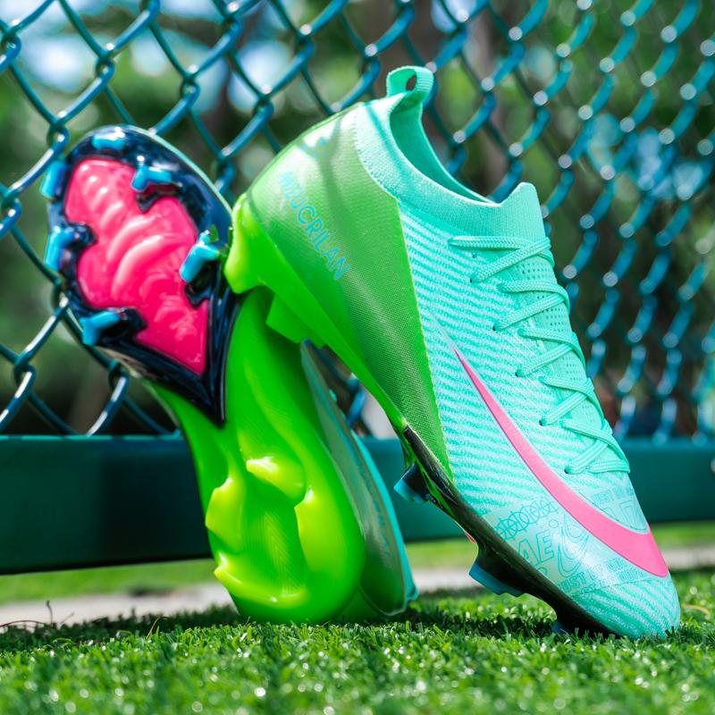 New Men's Soccer Shoes FG Top Quality Non-Slip Football Boots Training Cleats Sneakers Wholesale Drop Shipping Unisex Adult