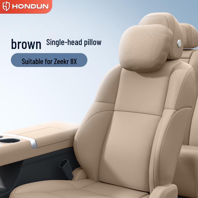 Zeekr 8X Car Interior Mod Kit: Headrest, Lumbar & Neck Pillows for Support & Protection