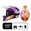 Off-Road Motorcycle Helmet 3-Piece Set Karting Mountain Biking ABS Safety Gear
