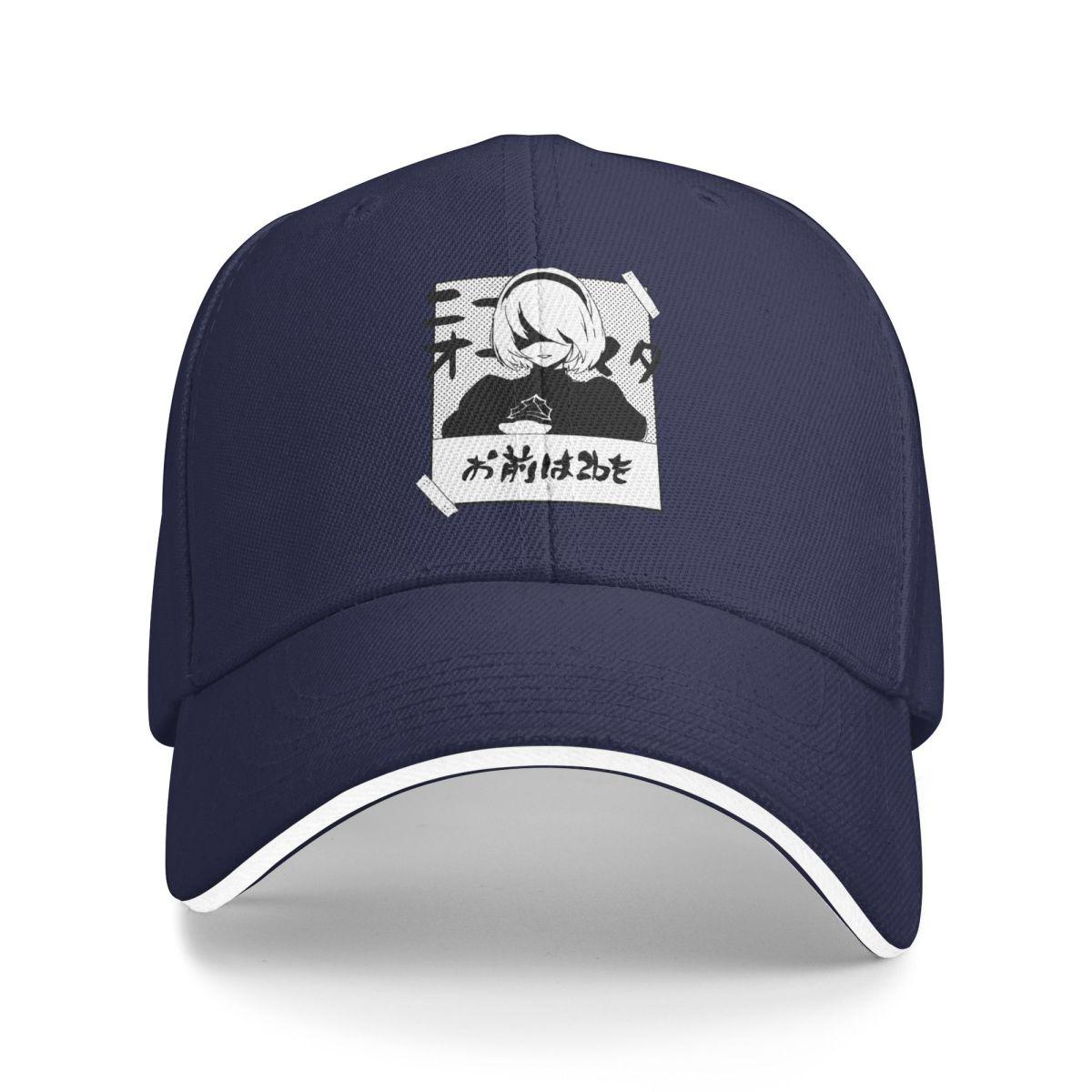 

Baseball Caps Nier Automata 2B Unisexga Graphic Unisex Sport Summer Hats One Size