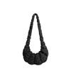 New Croissant Croissant Pleated Cloud Bag Large Capacity Dumpling Bag One Shoulder Half Moon Bag