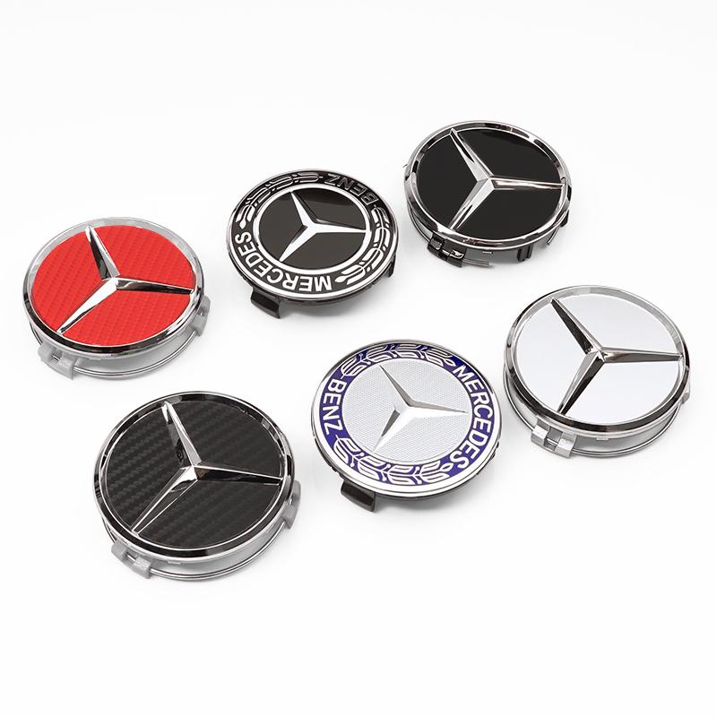 4 pieces Zinc Alloy Car Wheel Hub Replace Cover Accessories For Mercedes Benz Smart W205 C300 W203 W206 W108 W124 W126 W140 W168 FF2