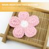 20Pcs Assorted Color Embroidered Flower Patches, 1.97" Polyester Appliques for Clothes, Hats, Bags, DIY Crafts, Sewing Decorations