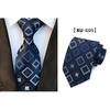 Men Business Tie Lightweight Multipurpose Adjustable Different Patterns Plaid Print Decorative Gentleman Wedding Daily Wear Necktie Clothes Accessory