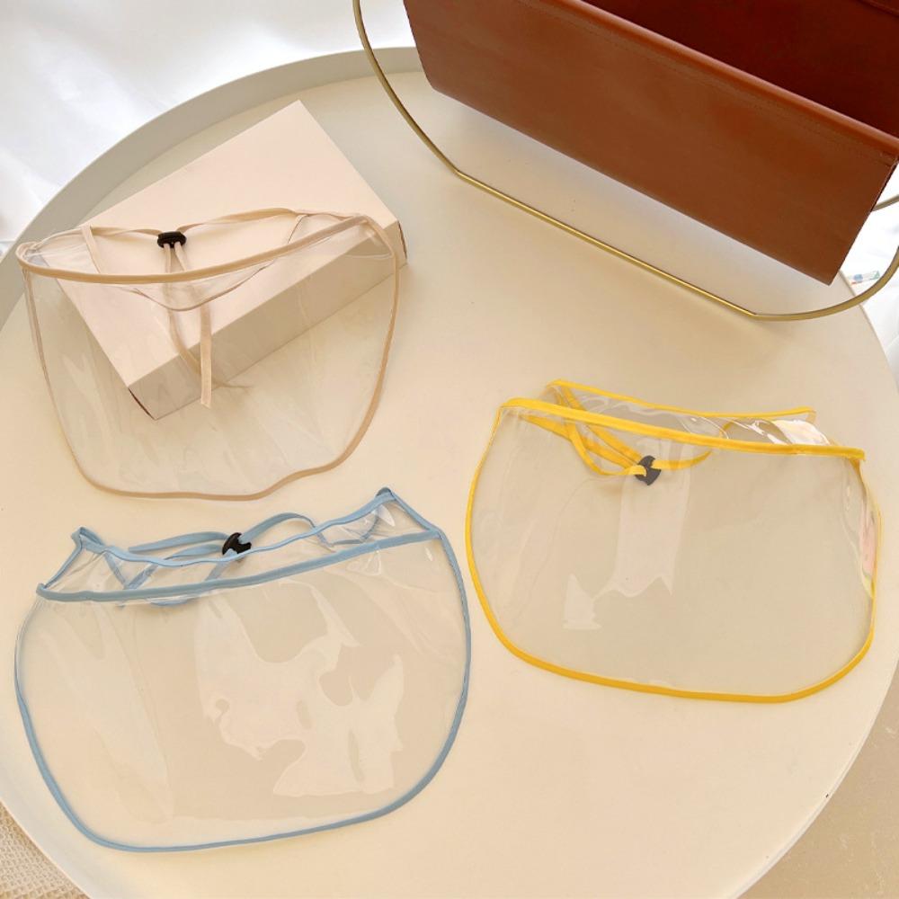 Breathable Face Mask Transparent Foam Cap Removable Baby Protective Cap
