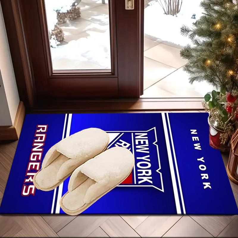 Rangers Hockey Area Rug Suitable for Indoor And Outdoor,Carpets for Kitchens, Homes, Offices, Living Rooms,Home Decor,Christmas Gift