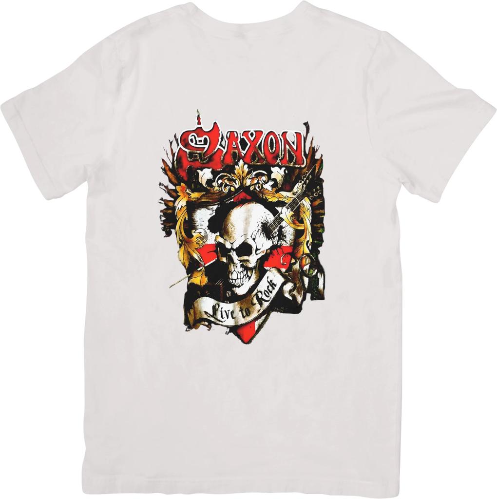 Saxon Music Unisex Fit Suitable for Men & Women Quality Cotton T-Shirt