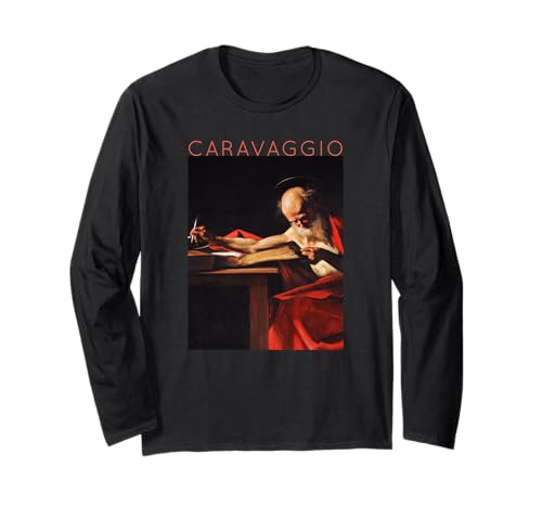 Caravaggio - St. Jerome Writing Long Sleeve T-Shirt