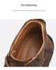 2024 Autumn/Winter Men's Plus Size High-Top Cotton-Lined Casual Warm Shoes