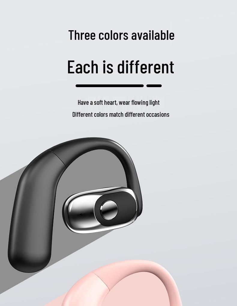 Wireless Bluetooth Single Ear Headphones with Super Long Battery and Noise Cancelling for Business, Driving, and Sports
