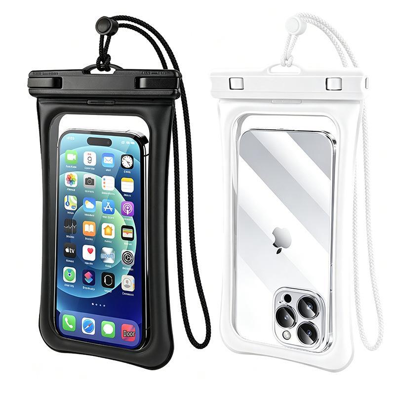 Floating Waterproof Phone Pouch with Touchscreen, IPX8 Certified for Diving, Swimming & Hot Springs