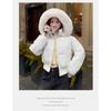Women S Short Loose Thick Cotton Padded Coat With Detachable Fur Collar