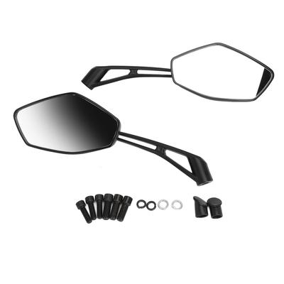 2 PZ Specchietto Retrovisore Moto Visione Chiara Ampio Angolo Antiurto Specchietto Laterale Manubrio Universale