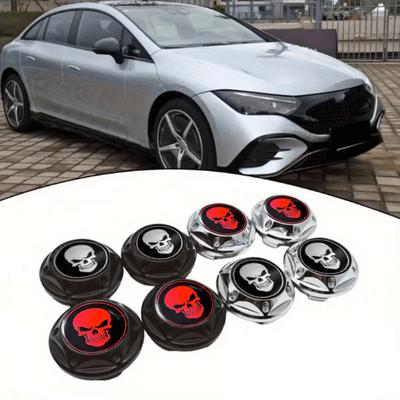 4pcs Wheel Hub Center Caps 65mm Diameter Durable Car Tire Center Badge Covers for All Vehicle Models Vehicle Modification
