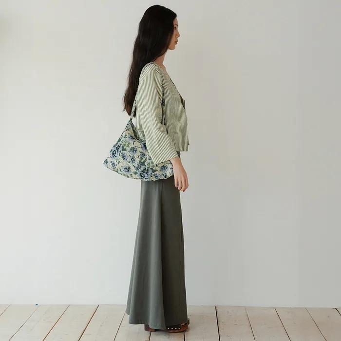 Earth bag / Green flower