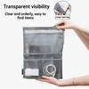 EverToner 1PCS Mesh Women Backpack Makeup Insert Storage Bags Organiser Travel Multifunction Storage Bag