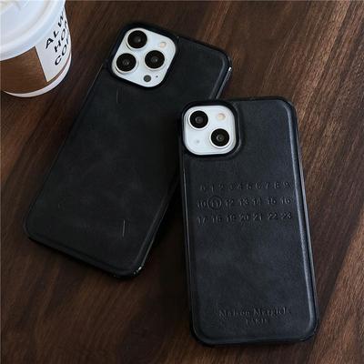 Geprägte Volltonfarbe Telefonhülle Für Apple iPhone 15/14/13PRO/16/11 - Großes Loch, Weiche Schale