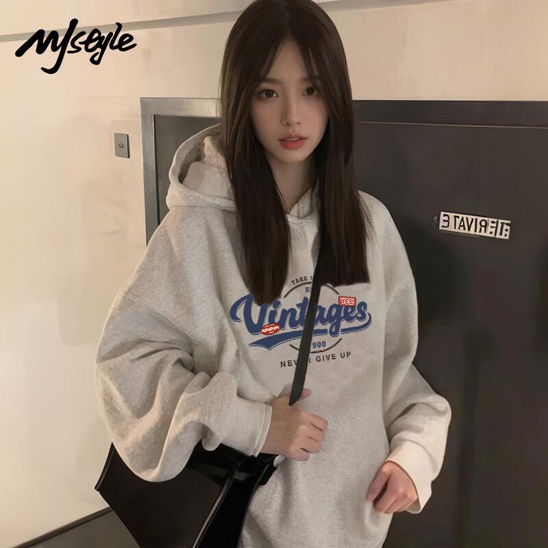 MJ STYLE Women s Thin Spring Hooded Sweatshirt S