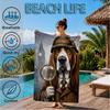 Sherlock Victorian Mystery Beach Towel, Microfiber Beach Towel, Perfect For Pool, Beach, Travel, Home Decor Beach Party Fan Gifts