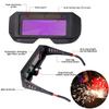 Solar Powered Welding Helmet Auto Darkening Goggles LCD Welder Glasses For TIG MIG MMA Plasma Welder Glasses